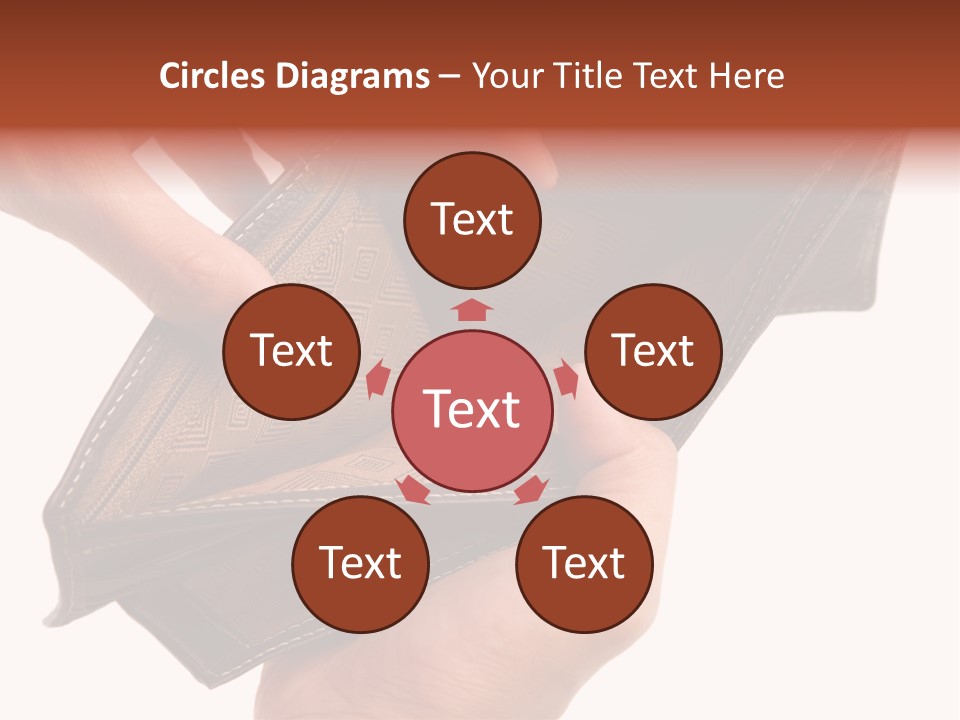 Horizontal Hand Open PowerPoint Template