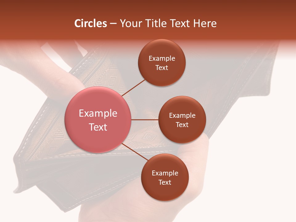 Horizontal Hand Open PowerPoint Template