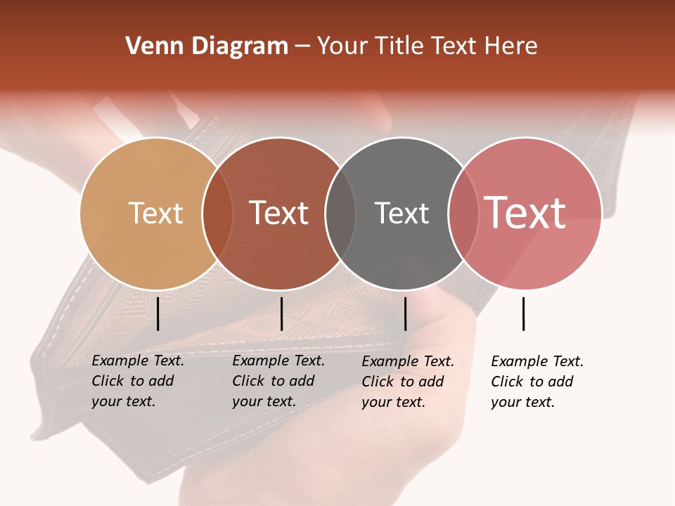 Horizontal Hand Open PowerPoint Template
