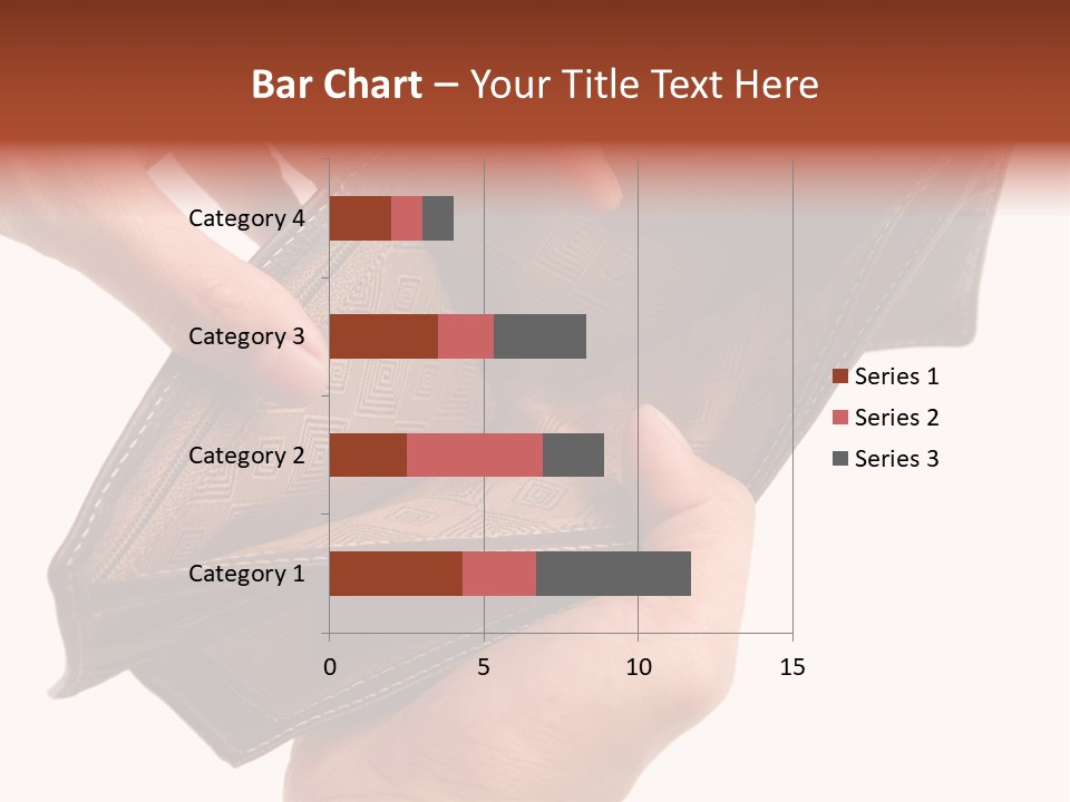 Horizontal Hand Open PowerPoint Template