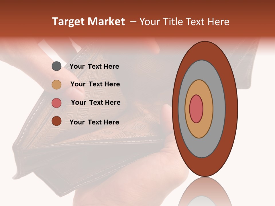 Horizontal Hand Open PowerPoint Template