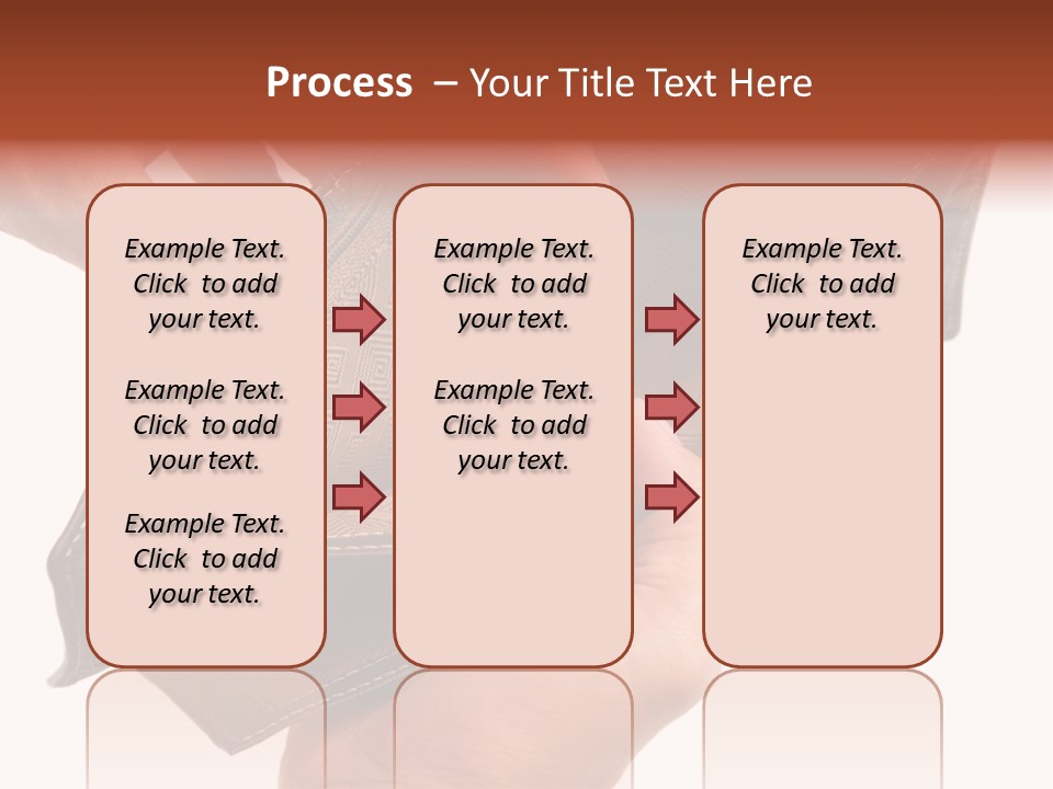 Horizontal Hand Open PowerPoint Template