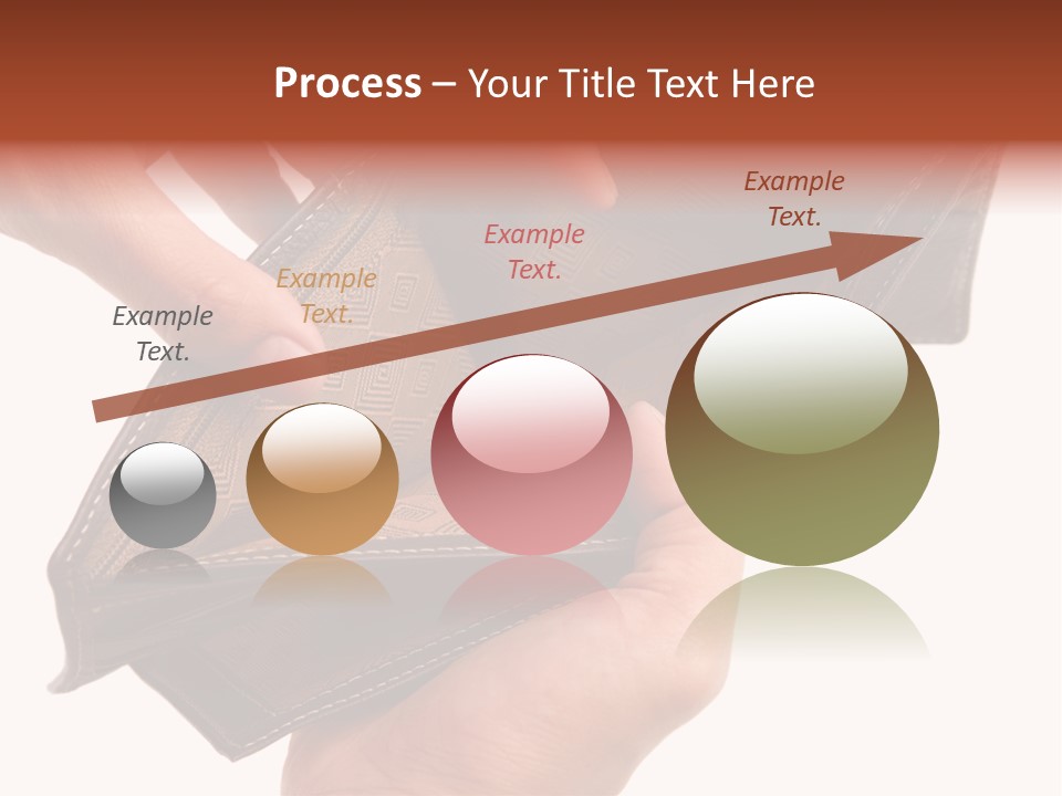 Horizontal Hand Open PowerPoint Template