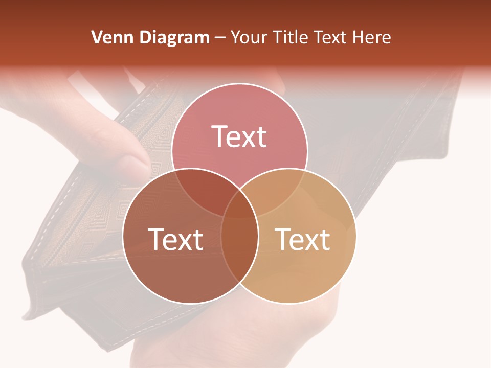 Horizontal Hand Open PowerPoint Template