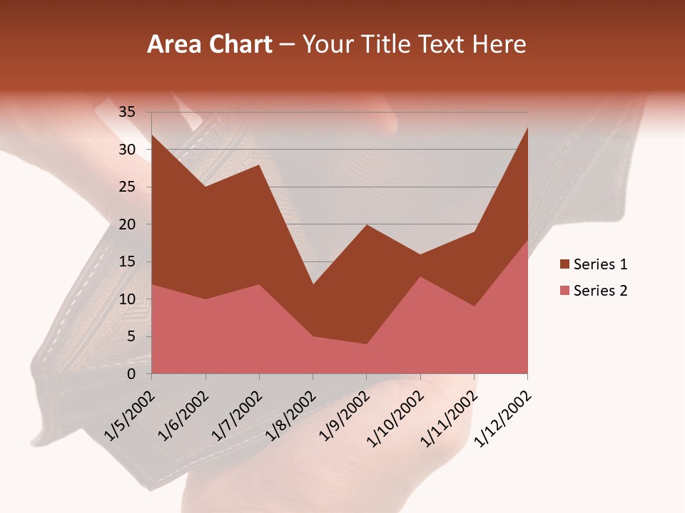 Horizontal Hand Open PowerPoint Template