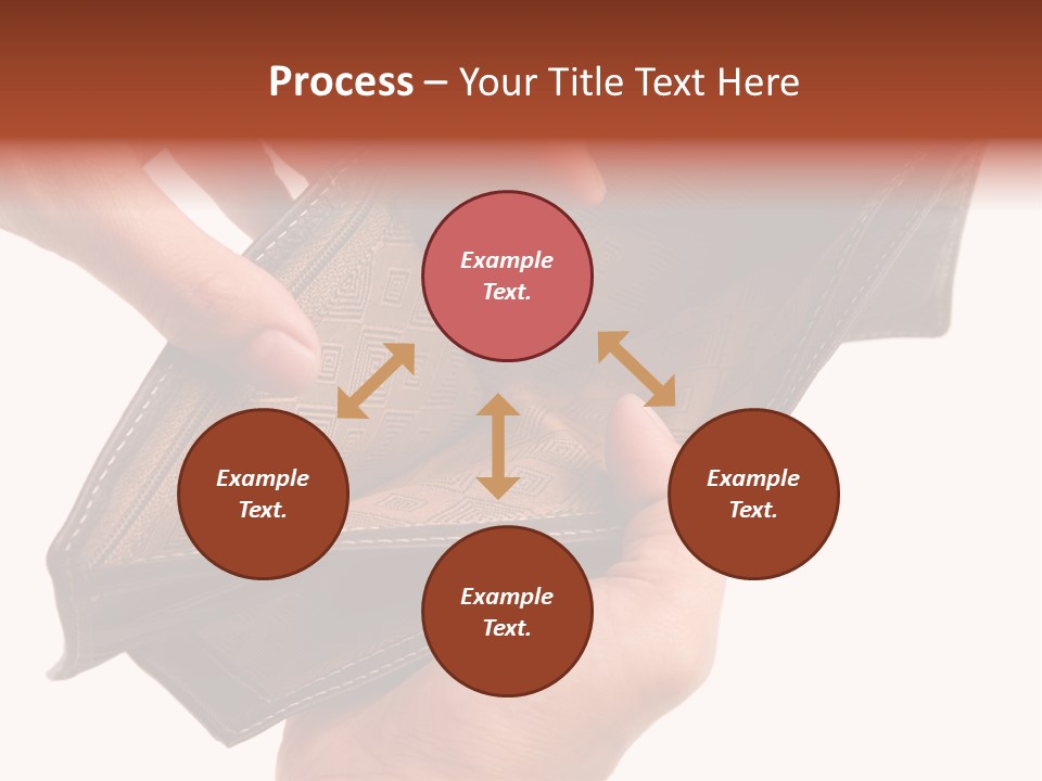 Horizontal Hand Open PowerPoint Template