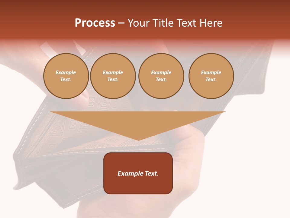 Horizontal Hand Open PowerPoint Template