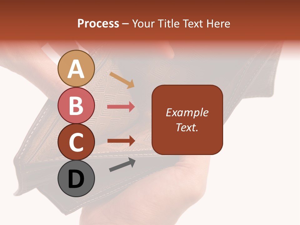 Horizontal Hand Open PowerPoint Template