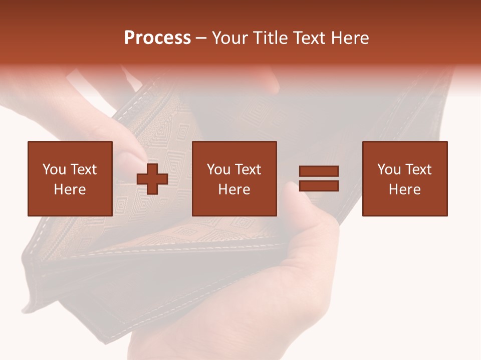 Horizontal Hand Open PowerPoint Template