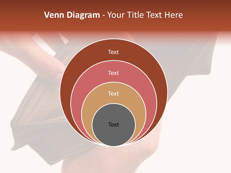 Horizontal Hand Open PowerPoint Template