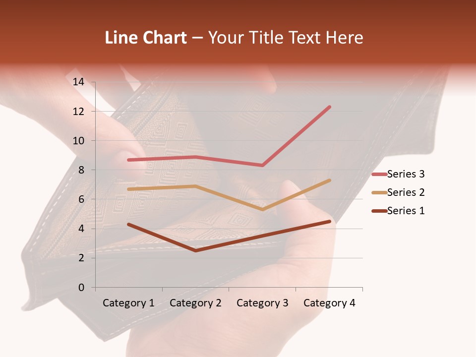Horizontal Hand Open PowerPoint Template