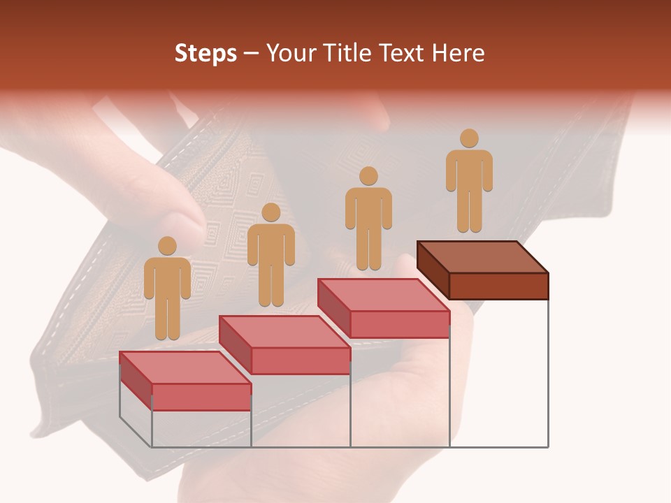 Horizontal Hand Open PowerPoint Template