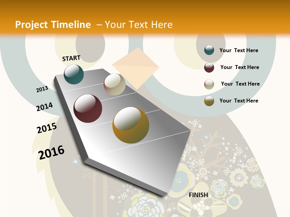 Leaf Garden Wallpaper PowerPoint Template