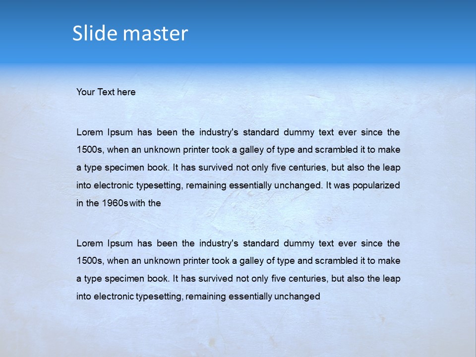 Oldfashioned Effect Empty PowerPoint Template