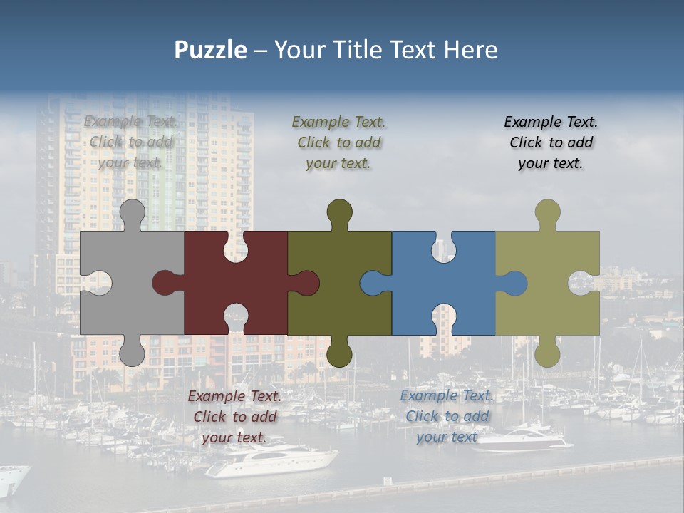 Sky Water Tenement PowerPoint Template