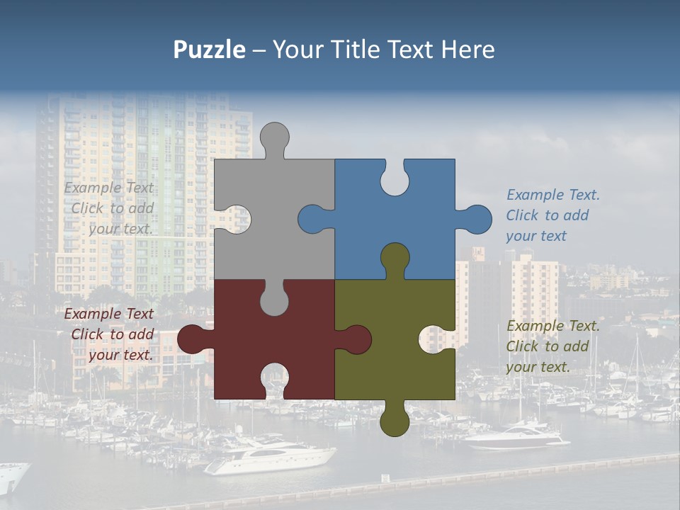 Sky Water Tenement PowerPoint Template