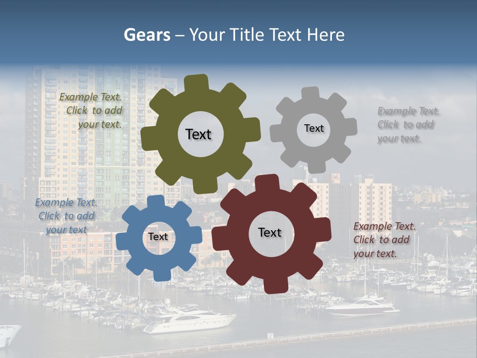 Sky Water Tenement PowerPoint Template