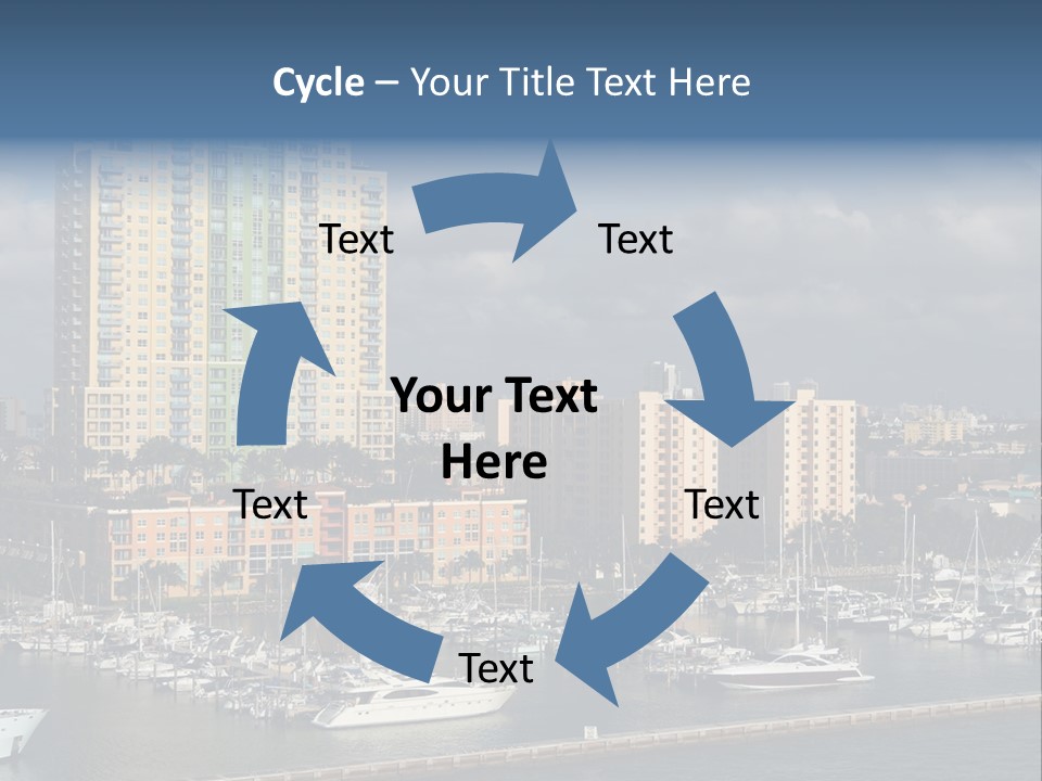 Sky Water Tenement PowerPoint Template