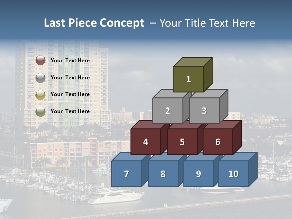 Sky Water Tenement PowerPoint Template