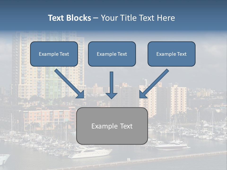 Sky Water Tenement PowerPoint Template