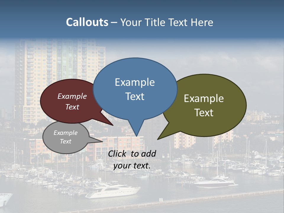 Sky Water Tenement PowerPoint Template