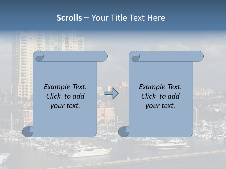 Sky Water Tenement PowerPoint Template