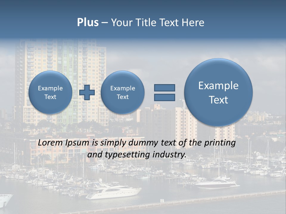 Sky Water Tenement PowerPoint Template