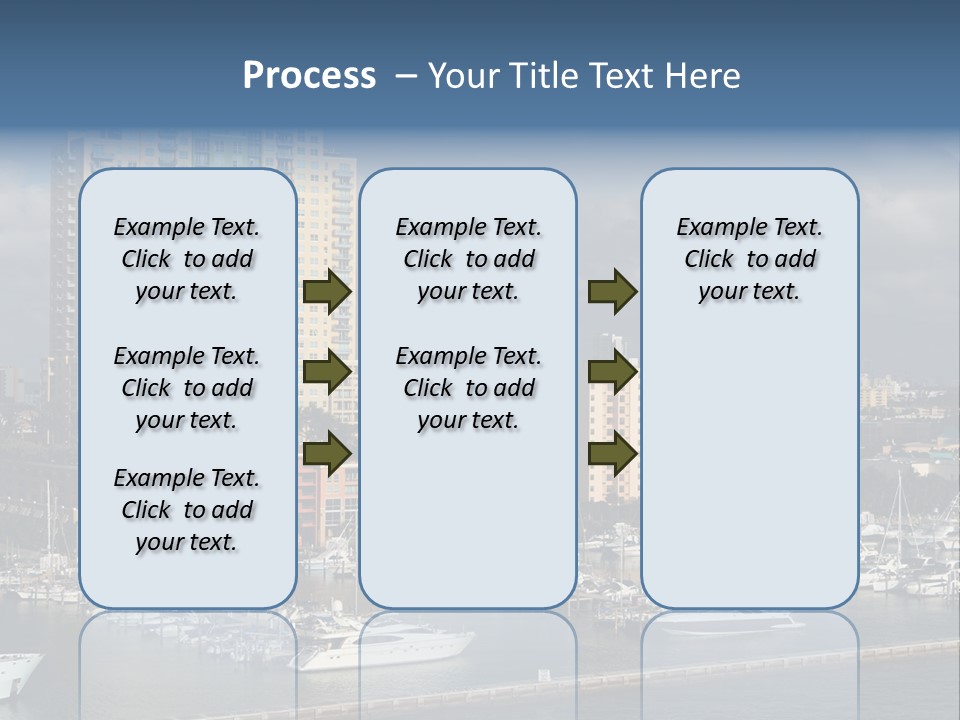 Sky Water Tenement PowerPoint Template