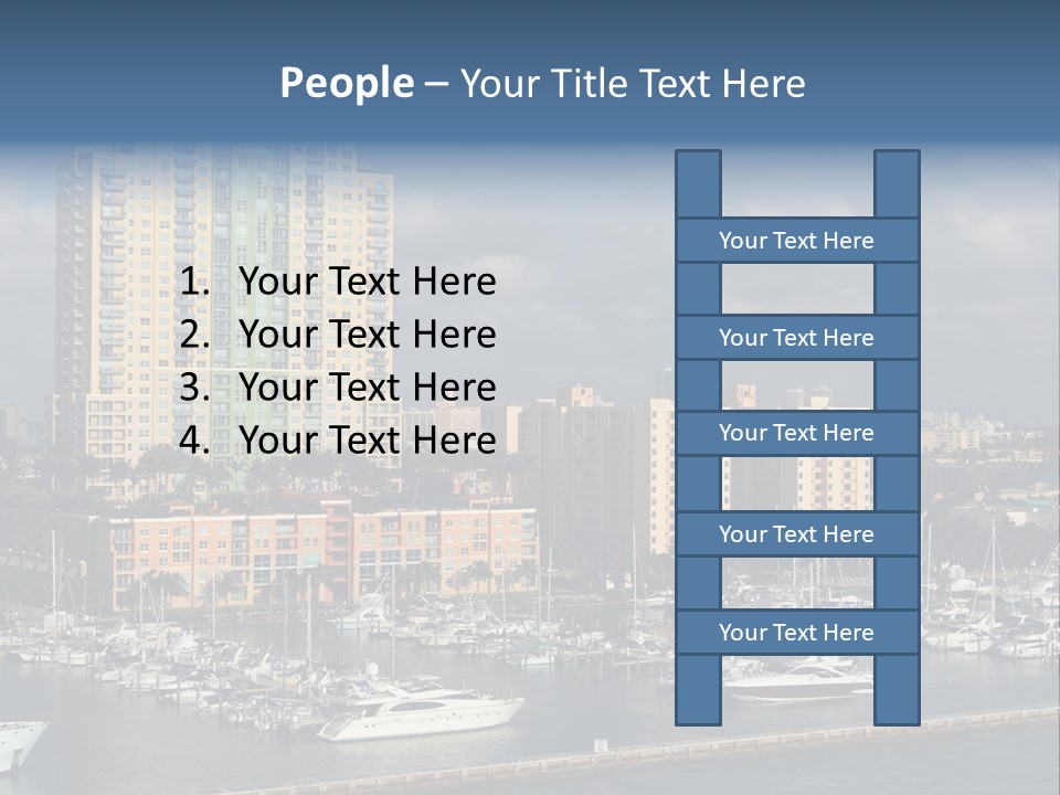 Sky Water Tenement PowerPoint Template