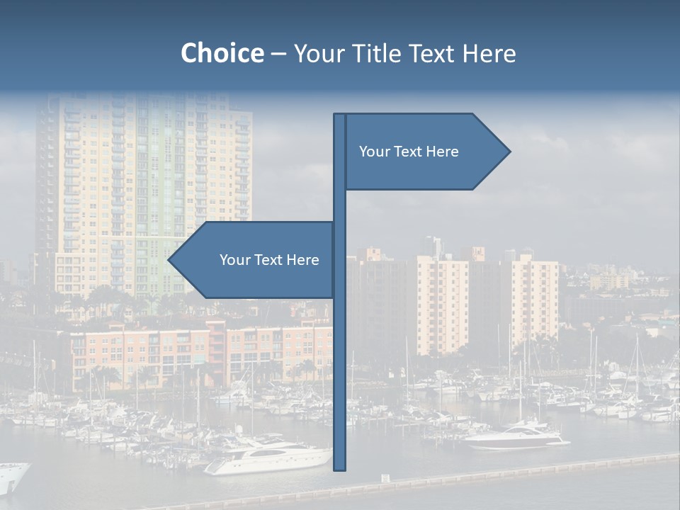 Sky Water Tenement PowerPoint Template