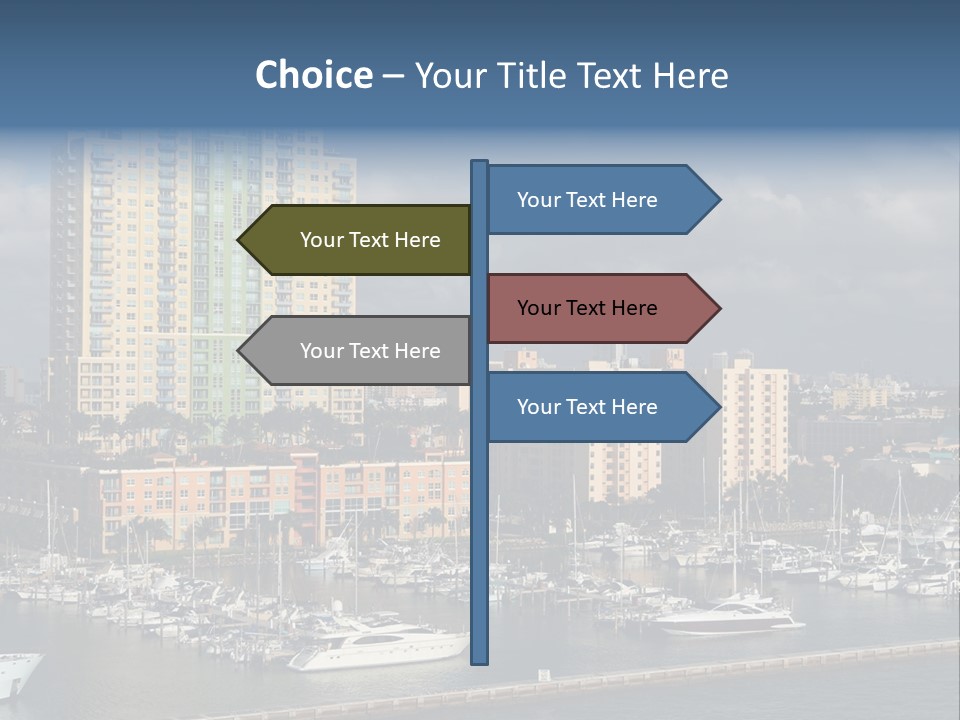 Sky Water Tenement PowerPoint Template