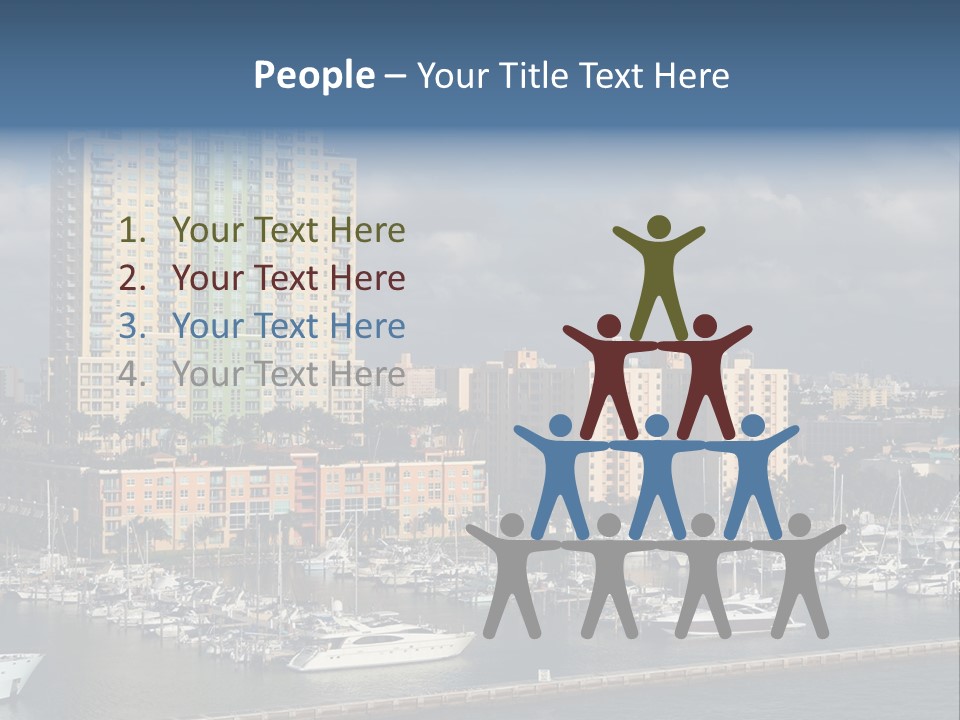Sky Water Tenement PowerPoint Template