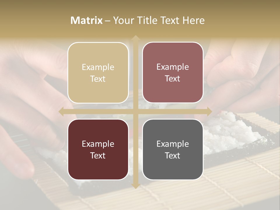 Japan Sushi Asian PowerPoint Template