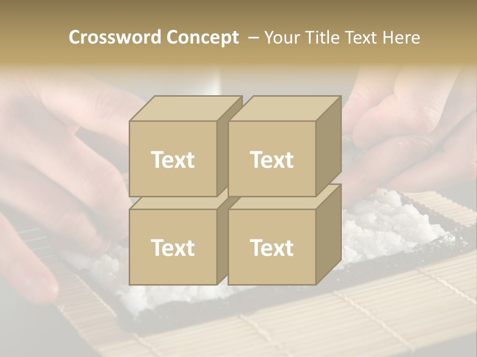 Japan Sushi Asian PowerPoint Template