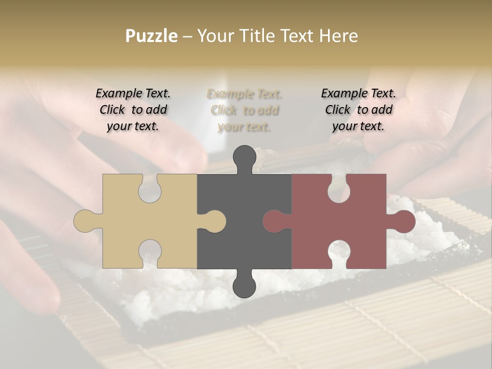 Japan Sushi Asian PowerPoint Template