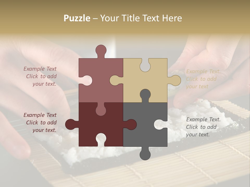 Japan Sushi Asian PowerPoint Template