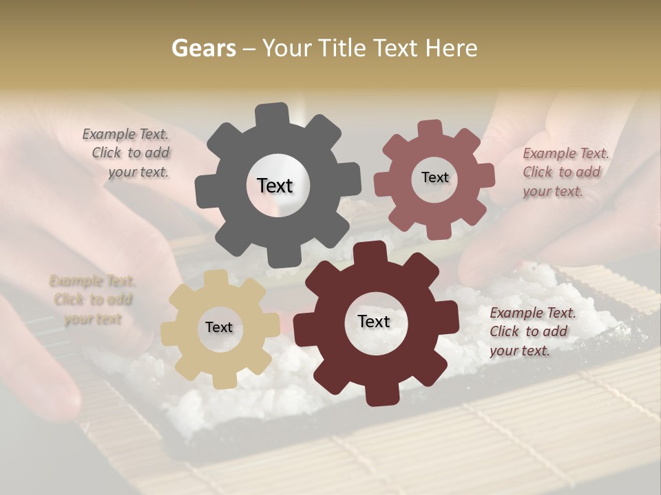 Japan Sushi Asian PowerPoint Template