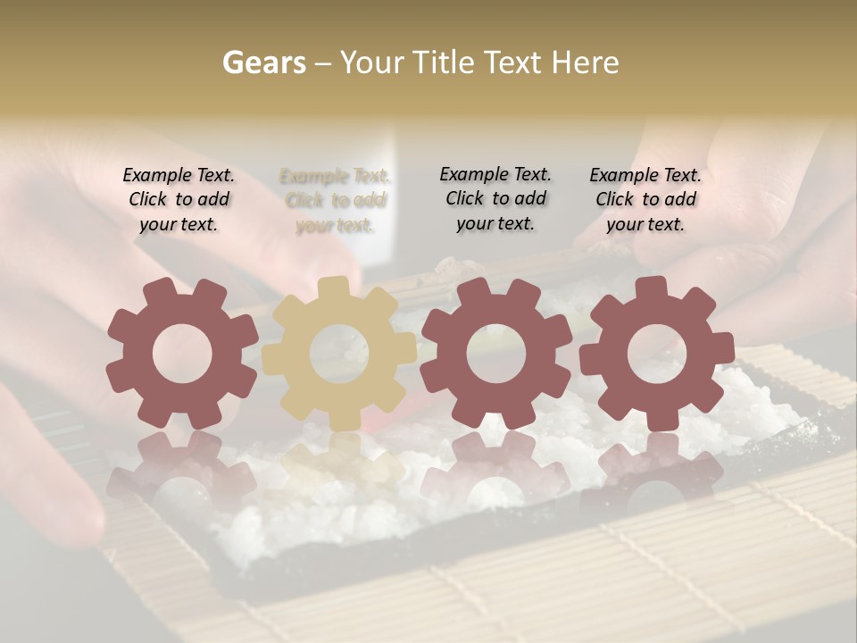 Japan Sushi Asian PowerPoint Template