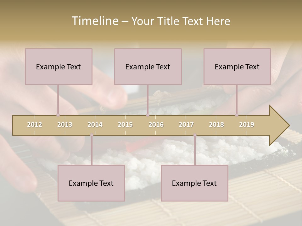 Japan Sushi Asian PowerPoint Template