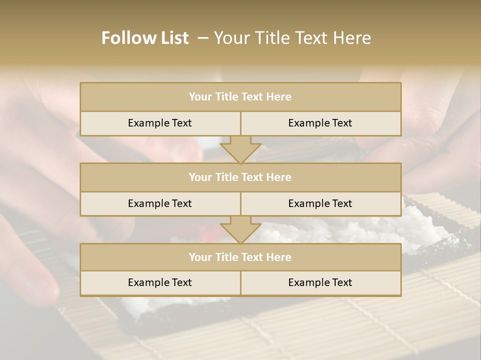 Japan Sushi Asian PowerPoint Template