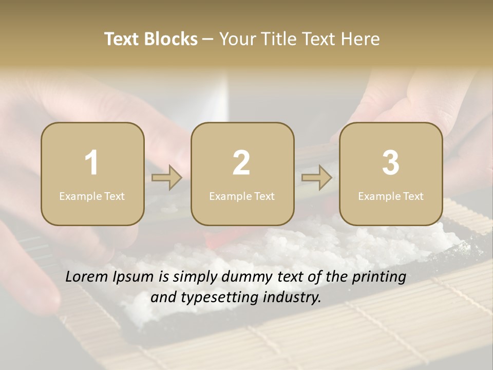 Japan Sushi Asian PowerPoint Template