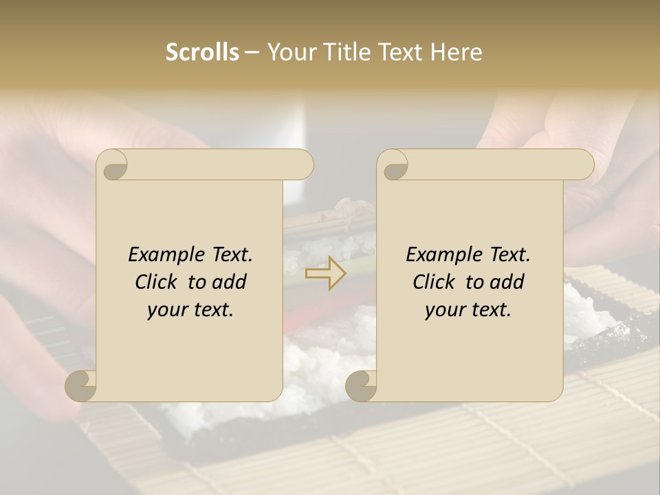 Japan Sushi Asian PowerPoint Template