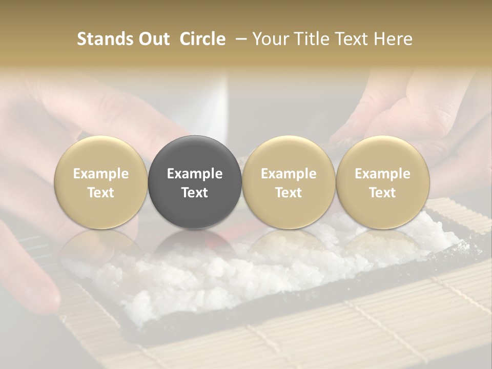 Japan Sushi Asian PowerPoint Template
