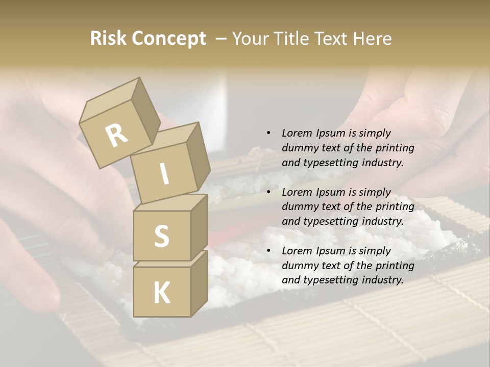 Japan Sushi Asian PowerPoint Template