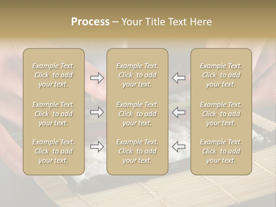 Japan Sushi Asian PowerPoint Template