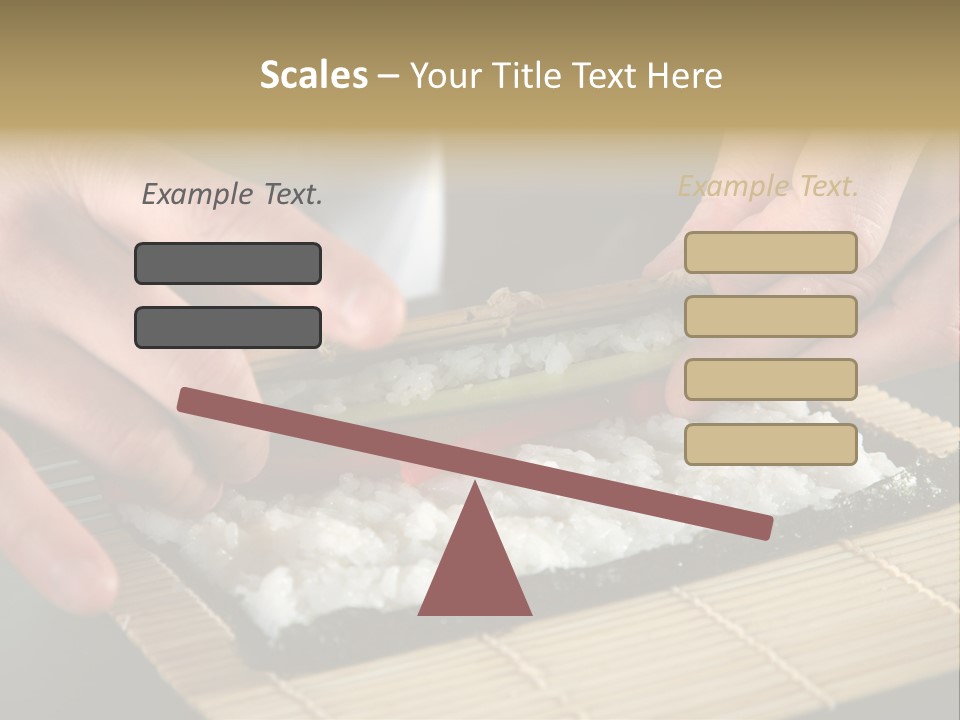 Japan Sushi Asian PowerPoint Template