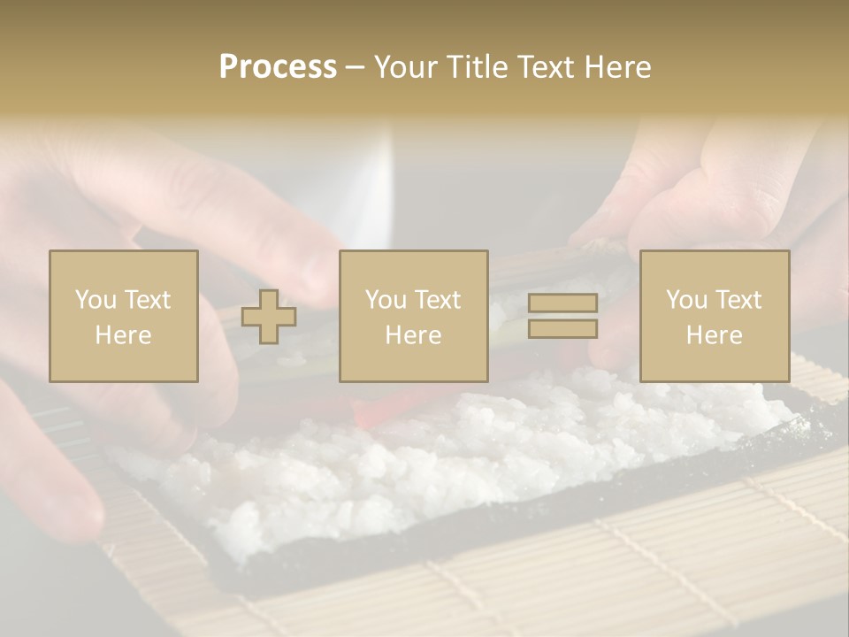 Japan Sushi Asian PowerPoint Template