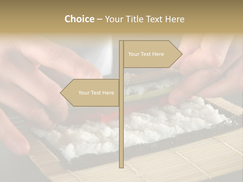 Japan Sushi Asian PowerPoint Template
