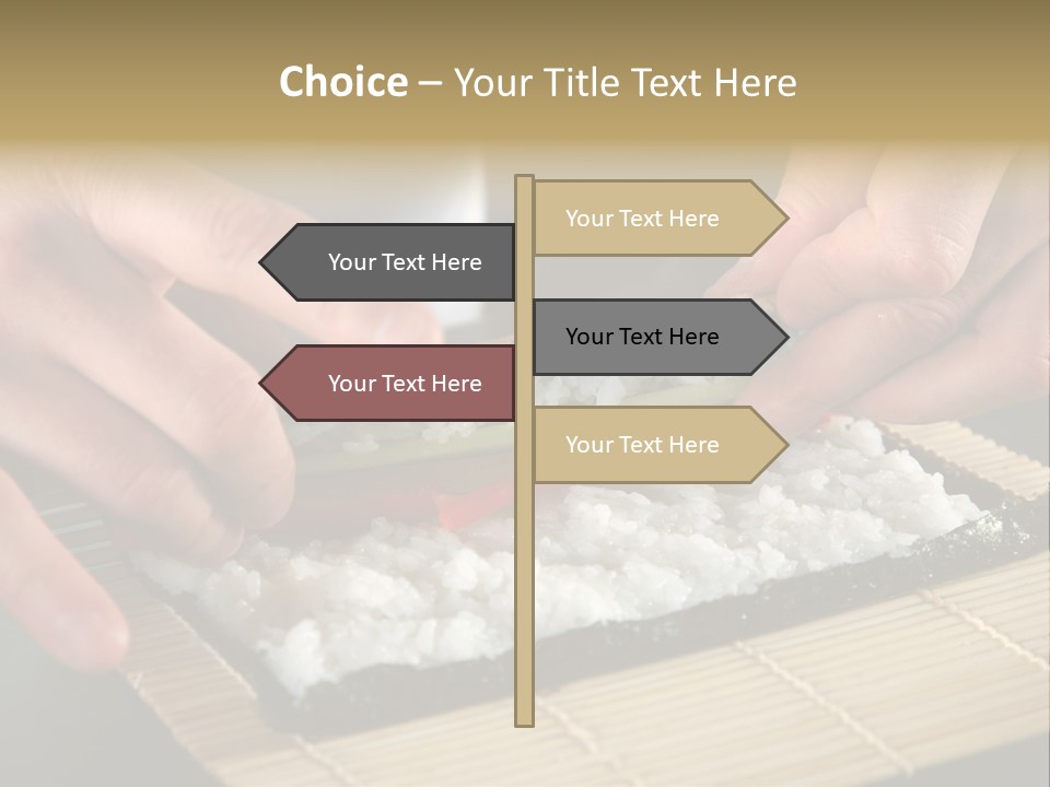 Japan Sushi Asian PowerPoint Template