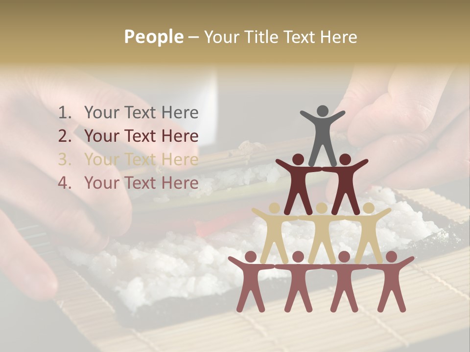 Japan Sushi Asian PowerPoint Template